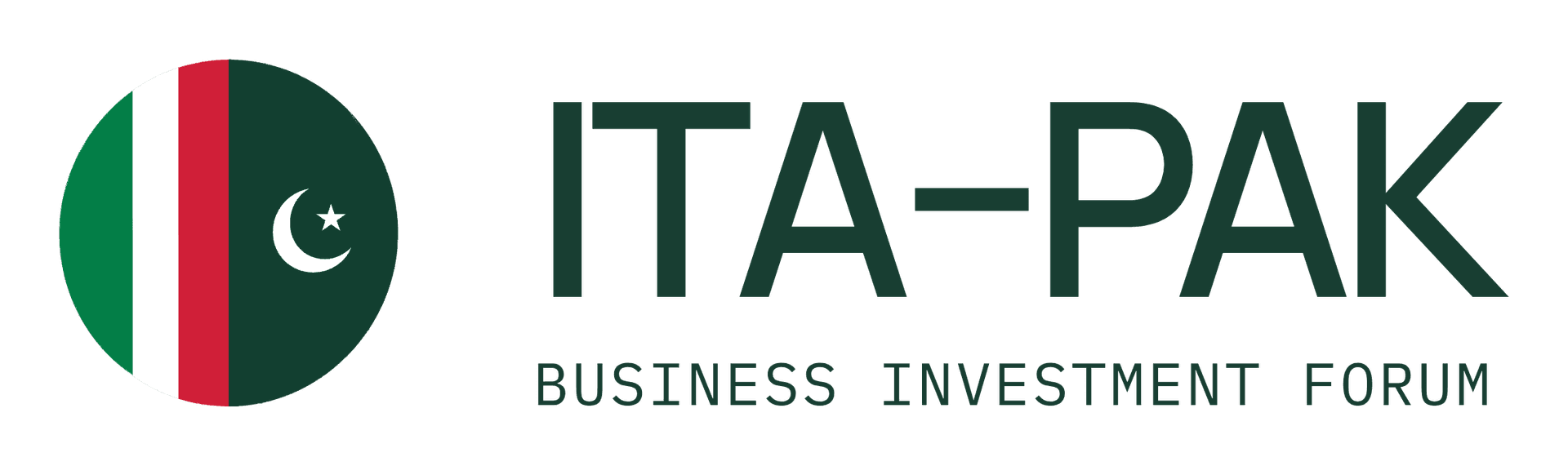 ITA–PAK lockup: mark, wordmark and the descriptor Business Investment Forum